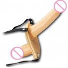 Двойной страпон C3-2-21 на ремешках photo 5