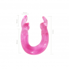 Двойной гибкий страпон  photo 2