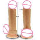 Фаллоимитатор. Реалистичный. Силикон. На присоске. 23 см. photo 6