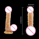 Реалістичним Фаллоімітатор З Крайньою Плоттю Davidsource, 22 см photo 3