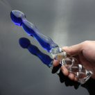 Скляний фалоімітатор, 22х3.3 см photo 4