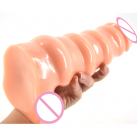 Большой фаллоимитатор ребристый photo 2