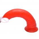 Фаллоимитатор. Реалистичный. Силикон. На присоске. Красный. photo 1