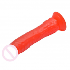 Фаллоимитатор. Реалистичный. Силикон. На присоске. Красный. photo 5