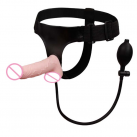  Фаллоимитатор надувной с ремнями photo 2