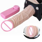 Вибрационный фаллоимитатор с влагалищем  photo 2