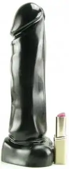 Фаллоимитатор JUMBO JACK MAN-O-WAR BLACK (25 см) photo 4