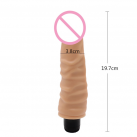 Фаллоимитатор. Реалистичный. Силикон. С вибрацией. 19,7 см. photo 4