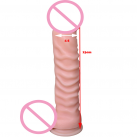 Реалістичний силіконовий фалоімітатор на присосці 9.05in 23 СМ photo 2