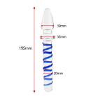 Фаллоимитатор стеклянный + анальная пробка photo 6