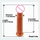 Фалоімітатор. Реалістичний. Силікон. photo 6