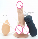 Електричний фалоімітатор із вібрацією, що випускає воду. photo 6