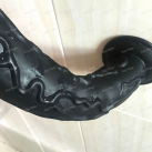 Великий фалоімітатор із м'якого силікону на присосці, 35*5 см photo 1