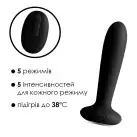 Анальна пробка з вібрацією та підігрівом, пульт ДК Svakom Primo Black photo 3