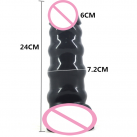 Фаллоимитатор. Реалистичный. Силикон. 24х7,2 см. photo 1