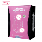 Фалоімітатор. Реалістичний. Силікон. На присоску. Вібраційний. Декілька режимів обертання. photo 1