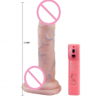 Вибрирующий фаллоимитатор на присоске, 28 * 4.7 см  photo 1