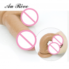 Фалоімітатор. Реалістичний. Силікон. На присоску. Довжина 20 див. photo 5