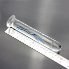 Скляний фалоімітатор, 3*19 см photo 4