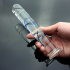 Скляний фалоімітатор, 3*19 см photo 3