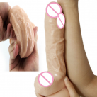 Фаллоимитатор. Реалистичный. Силикон. На присоске. 23,5 см. photo 1