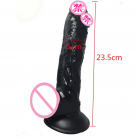 Фаллоимитатор. Реалистичный. Силикон. На присоске. 23,5 см. photo 2