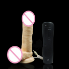 Фалоімітатор реалістичний з обертанням та вібрацією, 12 швидкостей photo 3