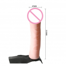 Длинный гибкий дилдо с ремнями photo 1