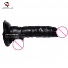 Фаллоимитатор реалистичный черный Lessoanakie 5.51 Дюймов photo 2