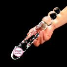 Стеклянный фаллоимитатор 30 см  photo 1