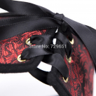 Красный воротник для Бдсм с поводком photo 1