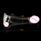 Стеклянный мужской фаллоимитатор photo 3