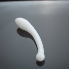 Белый стеклянный фаллоимитатор, 170*35 мм  photo 3