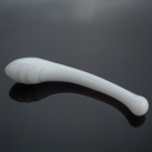 Белый стеклянный фаллоимитатор, 170*35 мм  photo 4