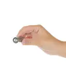 Віброкуля PowerBullet First-Class Bullet 2.5″ with Key Chain Pouch, Silver, 9 режимів вібрації photo 3