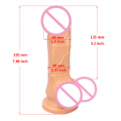 Фаллоимитатор. Реалистичный. Силикон. На присоске. photo 5