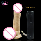 Фаллоимитатор реалистичный с вибрацией 200x40 мм photo 2