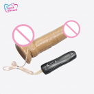 Фаллоимитатор реалистичный с вибрацией 200x40 мм photo 5