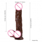 Фалоімітатор реалістичний на присосці 240*45 мм photo 3