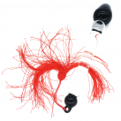 Анальный плагин с красным хвостом, 22.5 см photo 6