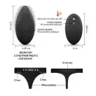 Вібратор у трусики Dorcel DISCREET VIBE XXL, підігрів та пульт ДК, трусики в комплекті photo 3