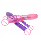 Фаллоимитатор. Двойной. Силикон. С вибрацией. photo 3