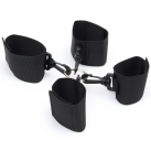 Черный наручники на руки и ноги для связывания из нейлона photo 2