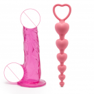 Фаллоимитатор реалистичный и анальные шарики photo 2