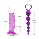 Фаллоимитатор реалистичный и анальные шарики photo 1