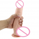 Фаллоимитатор. Реалистичный. Силикон. На присоске. photo 2