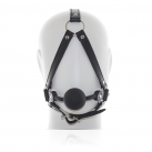 Кляп из силикона с кожаными ремешками photo 5