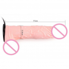 Страпон с бляхой и вибратором из киберкожи photo 4