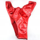 Фаллоимитатор реалистичный с красными/розовыми/золотыми трусами photo 3