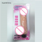 Фаллоимитатор реалистичный с вибрацией 205 мм photo 5